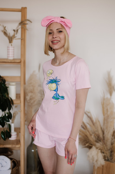 Купить Женская пижама ЖП 064/2 (розовый+синяя птица) на Неженке